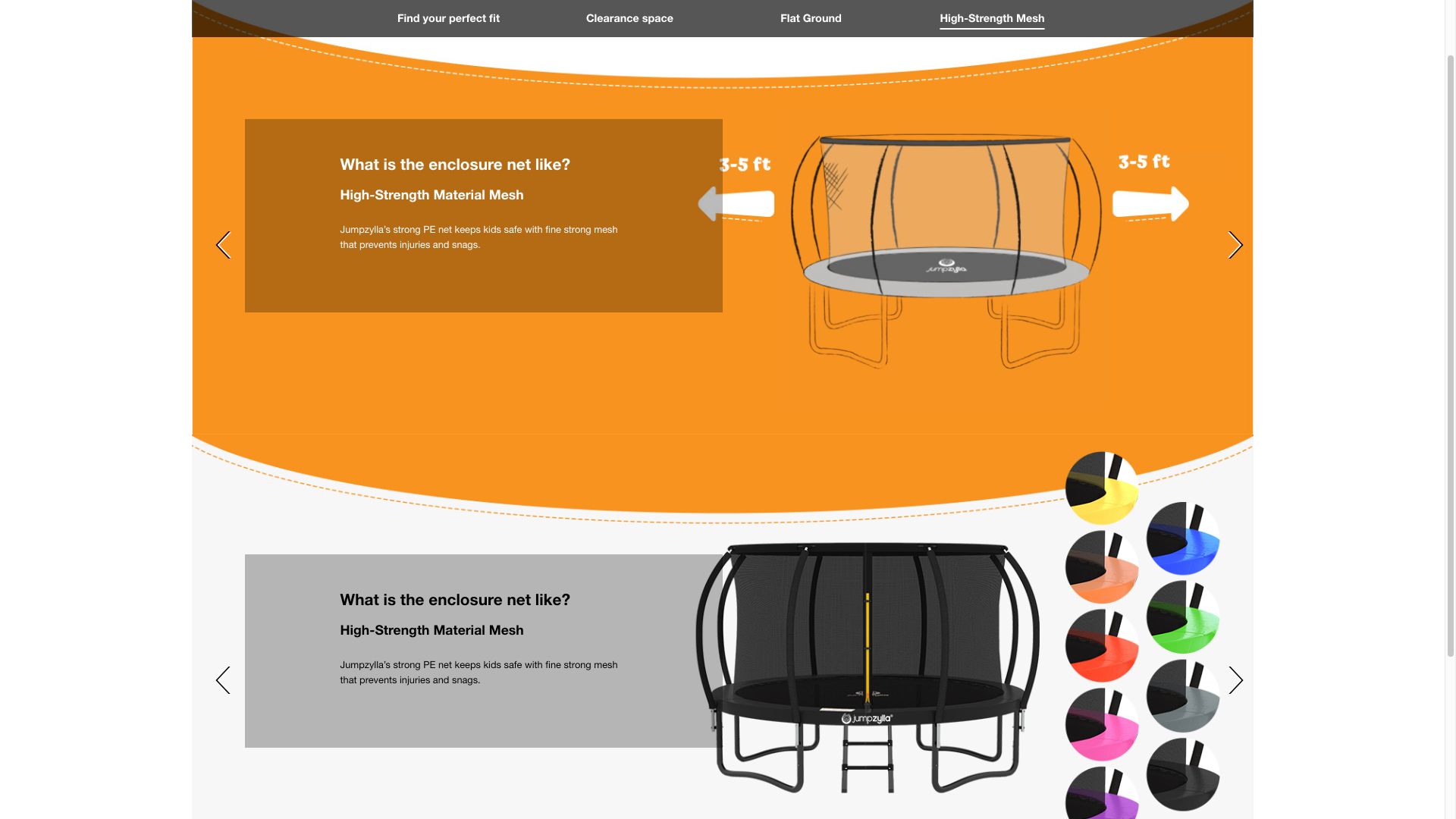 A Amazon Stype Swiper slider with Tab